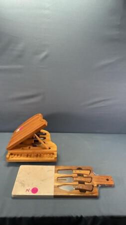Wooden Ornamental Piano & Cheese Board