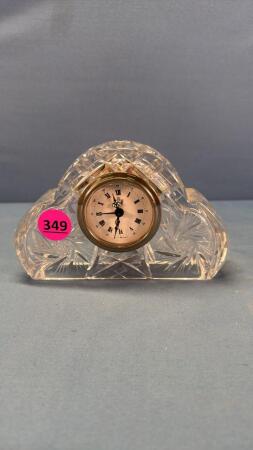 Pinwheel Glass Clock
