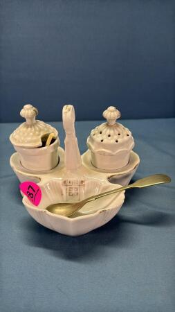 China Triple Condiment Set