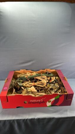 Large Qty of Lamp Parts, Light Extension Cords Etc