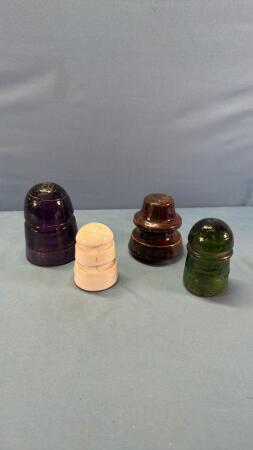 (4) Assorted Insulater Lots