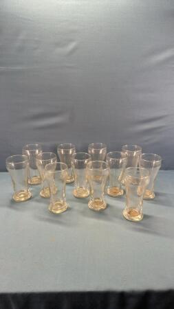 (12) 5in Tall Draft Beer Glasses