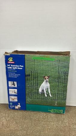 Top Paw 24in Exercise Pen with Split Door