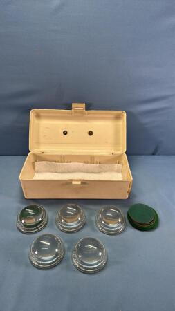 (5) 3in Glass Paper Weights