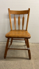 Wooden Arrow Backed Chair - 2