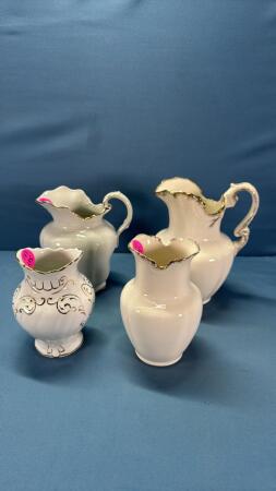 (4) Unmatched Ironstone Chamber Pieces