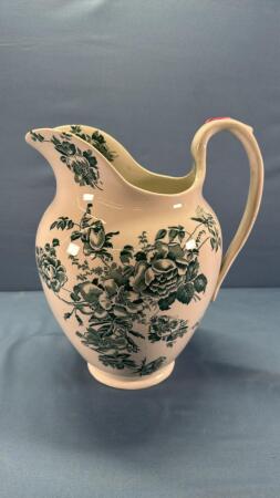 Green & White Chamber Pitcher