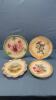 (4) German Colourful Plates