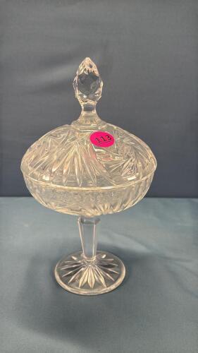 Pinwheel Pedestal Candy Dish