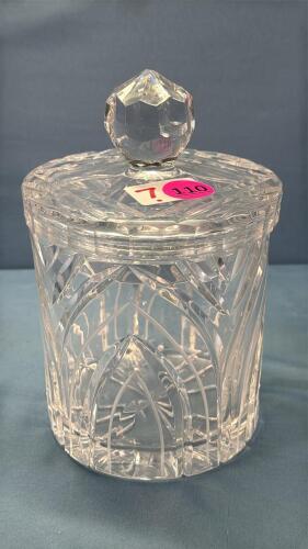 Ornate Crystal Ice Bucket