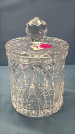 Ornate Crystal Ice Bucket