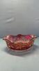 Mauve Oblong 12in Wide Bowl with Gold Embossing