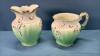 (5) Unmatched Green & White Chamber Pieces - 2