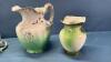 (5) Unmatched Green & White Chamber Pieces - 5
