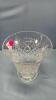 Crystal Vase with Diamond Pattern - 2