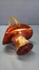 Cranberry Enameled Elaborate Basket - 5