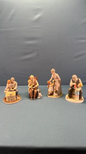 (4) Treasured Memories Figurines