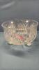 Crystal Pinwheel Footed Bowl