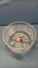 Crystal Pinwheel Footed Bowl - 2