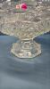 Heavy Glass Pedestal Bowl - 3