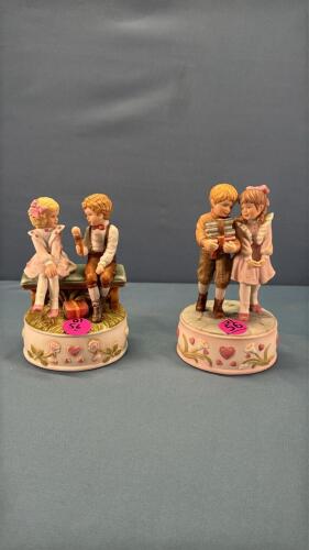 (2) Treasured Memories Musical Figures