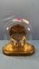 Kieninger German Anniversary Clock w/Glass Dome