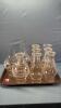 (9) Coal Oil Lamp Chimneys