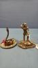 (2) Metal Ornaments