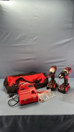 Milwaukee 18V 1/4" Impact Driver&1/2''Hammerdrill
