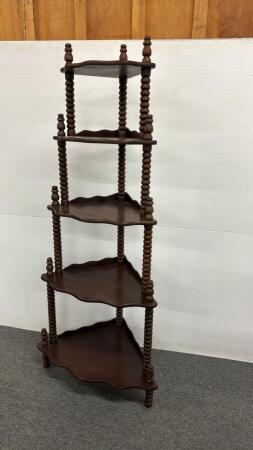 5 Shelf Corner Stand