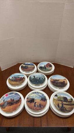 (8) "Farming the Heartland" Collector Plates