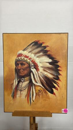Indigenous Satin Like Print on Plaque