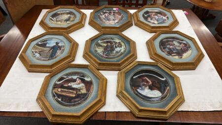 (8) Collector Plates from the Danbury Mint