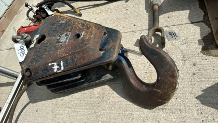 DRH Johnson 30 Ton 3 Cable Lifting Block