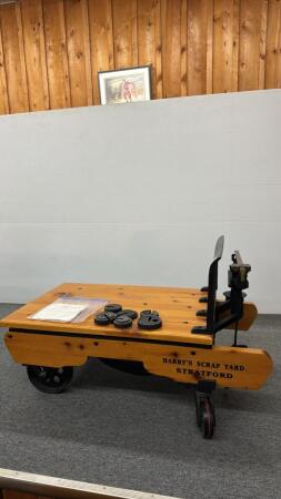 Refinished Rolling Platform Scale