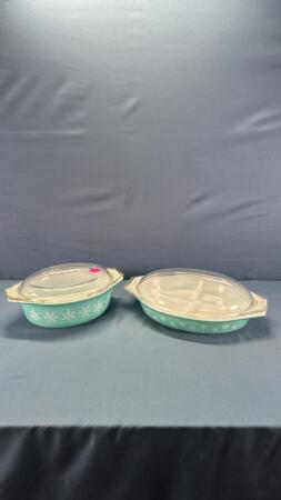 (2) Pyrex Casseroles