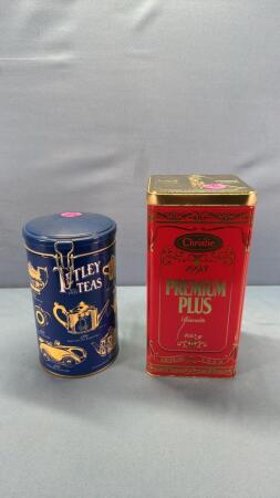 (2) Collector Tins