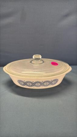 Glasbake 1QT Casserole with Lid