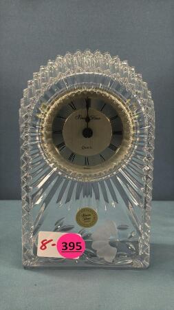 Lead Crystal Quartz Clock