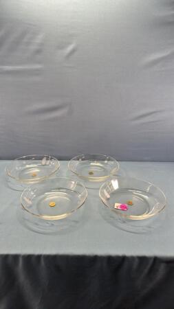 (4) 8in Glass Cereal/Soup Bowls