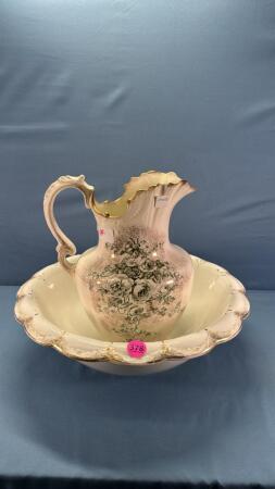 Unmatched Ironstone Pitcher & Basin