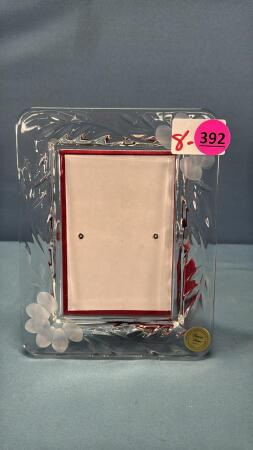 Lead Crystal Picture Frame