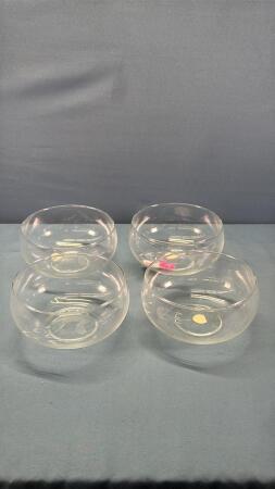 (4) 5in Crystal Bowls