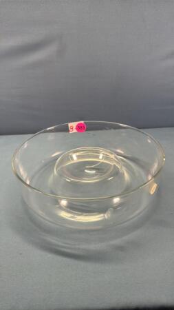 Crystal 11in Wide Chip & Dip Bowl