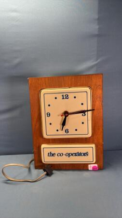 Co-Operators Electric Clock