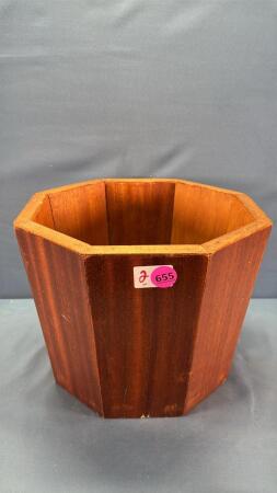 Wooden Waste Basket
