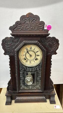 Ansonia 8 Day Ostler Gingerbread Clock