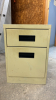 Metal 2-Drawer Filing Cabinet - 2