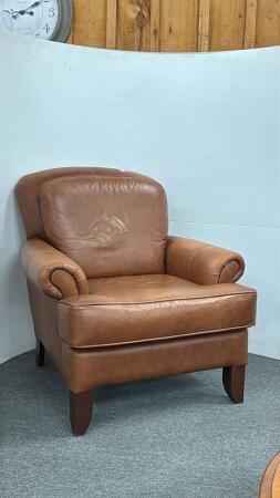 Large Leather Arm Chair