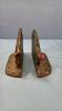 Pair of Metal Buffalo 5.5in Wide Book Ends - 2